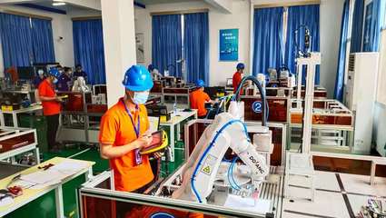 工業機器人操作調整工決賽在南昌舉行